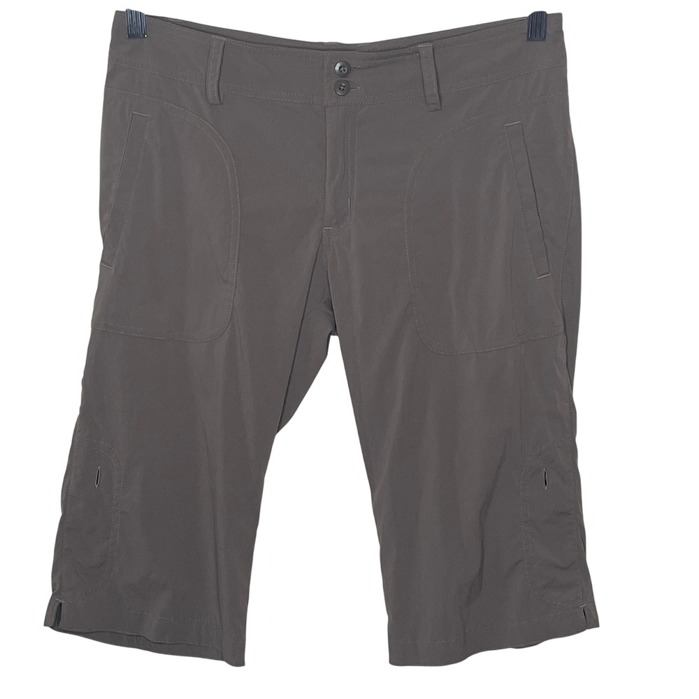 Patagonia Women's Brown Nylon Spandex Hiking‎ Capri Pants Size 6